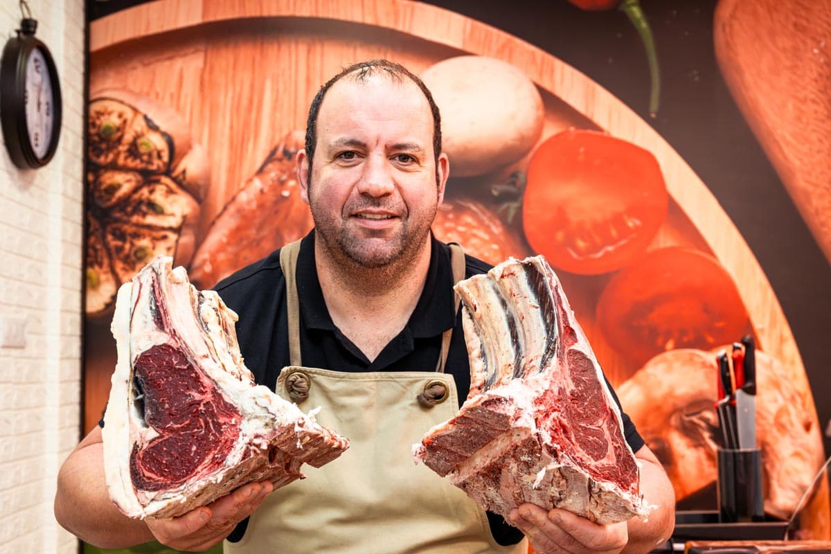 Chuletón madurado pieza única en Narón